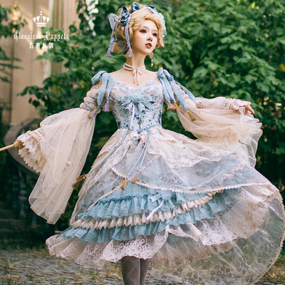 taobao agent [Custom] Xia Fairy Flower Marry OP 崋 Chinese Wind Dress full reservation