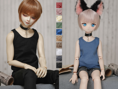 taobao agent [AD] BJD baby clothes-daily versatile-vest-10 color income (MDD/4 points/3 points/uncle)
