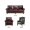 sofa da da bò Mỹ đơn vị nhỏ của ba bit Địa Trung Hải phòng khách sofa da Xuống - Ghế sô pha