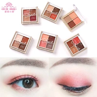 Authentic Etude House Eyeshadow Matte nude trang điểm không phải người Hàn Quốc mới bắt đầu bốn màu flagship cửa hàng trang web chính thức đĩa lười chính thức - Bóng mắt phấn mắt odbo 2 tầng