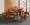 Đồ nội thất nhà hàng Nanmu phong cách Trung Quốc bàn tròn bảy mảnh Ming và Qing bàn gỗ cổ phân hoàn chỉnh bộ đồ nội thất - Bộ đồ nội thất