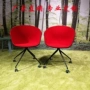 Ghế nhựa thời trang ghế cà phê ghế ăn thiết kế nội thất phần cứng ròng rọc ghế máy tính văn phòng phòng chờ ghế ghế tùy chỉnh ghế đẩu gỗ