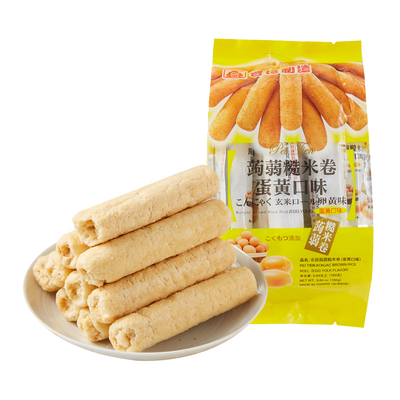 Beitian Konjac Brown Rice Roll Roll Egg Yolk Favor 160 г Тайвань, Китай