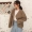 Nhà quần áo Handu 2019 mùa thu mới của phụ nữ phiên bản Hàn Quốc của áo len lỏng lẻo chạm đáy cẩn thận áo len cổ chữ V - Cardigan