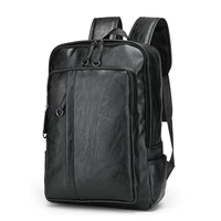 Вместительная и большая уличная сумка для путешествий, школьный рюкзак, из натуральной кожи, простой и элегантный дизайн, в корейском стиле