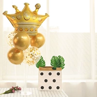 Золотая корона стол (металлические блестки)
