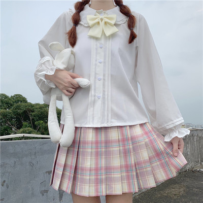 taobao agent Japanese cute base universal doll, autumn jacket, bra top, 2021 collection, doll collar, long sleeve