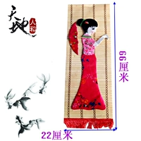 Красота всех этнических групп домашних украшений ткани висят картины бамбуковых живописи этнические характеристики китайский стиль безрамные тканевые наклейки