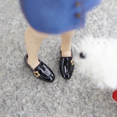 taobao agent Baby Shoes Flower Flowing Shoes GSC OB11 BLYTHE OB24 Leather Shoes