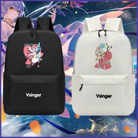 Luo Tianyi Anime Anime Двухмерный рюкзак, окружающий рюкзак Vsinger, милая девочка, младшая средняя школа и средняя школа, школьные школьные школьные сумки