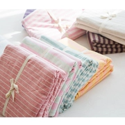 Bọ Cạp bông đơn mảnh chăn đơn sọc đan bông đôi chăn bông chăn bông Cotton 1,8 m giường - Quilt Covers