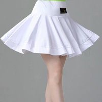 Белая латинская танцевальная юбка новая танцевальная практика сервер Gitta Water Юбка для танцевальной танцевальной юбки танцевальной танце