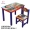 Bàn ghế trẻ em Meix đặt bàn mẫu giáo và ghế gỗ chân rắn bé đồ chơi bàn trò chơi bàn ghế nhà - Phòng trẻ em / Bàn ghế