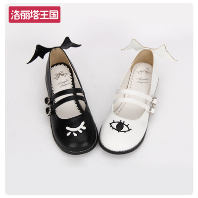 taobao agent Hot new lolita Lolita Ping Heng Demon Eye COS Costen Wings Women's Shoes 8593