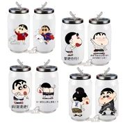 Dễ thương Crayon Shinchan Phim hoạt hình ngoại vi bằng thép không gỉ Bình chân không Cup nước sinh viên Quà tặng Anime