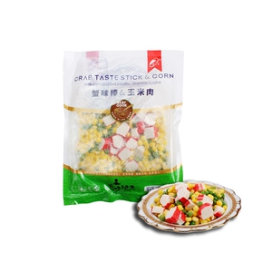 (Внутреннее) Кукурузное мясо на палочках со вкусом красного краба 320г/пакет