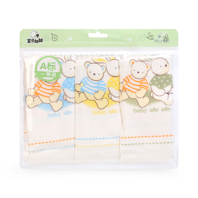 Qiuyun Baby niu niu двойной слой марлейский шарф 3p 3p