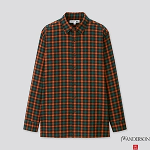Uniqlo, дизайнерская фланелевая рубашка, лонгслив