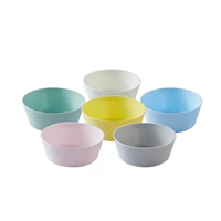 Taobao Heart Выберите Color Plastic Bowl Set (6 установлен) 11,96*11,9*4,95