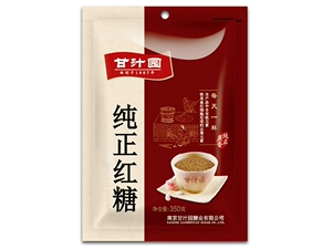 [甘汁园 纯正红糖 350g]