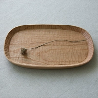 Mưa gỗ | kiểu Nhật làm bằng tay bằng gỗ anh đào bằng tay chạm khắc gỗ toàn bộ trà khay khay khay nhà