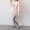 Bà bầu áo len mùa xuân 2019 thời trang mới Phim hoạt hình Hàn Quốc giản dị cotton dài váy bầu - Áo thai sản