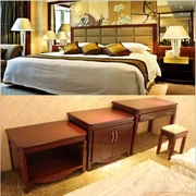 Sơn túi mềm 1,2 mét phòng tiêu chuẩn nội thất khách sạn phòng khách sạn đặt bàn TV tủ hành lý - Nội thất khách sạn