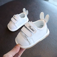 Детская белая обувь для раннего возраста подходит для мужчин и женщин, осенняя, из натуральной кожи, мягкая подошва, 0-1-2 лет, 10-11 мес.
