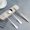 Bộ dao inox ba mảnh sáng tạo đũa đũa sinh viên cầm tay 2 phiên bản Hàn Quốc dài tay cầm dễ thương Hàn Quốc - Đồ ăn tối khay đựng đồ ăn dặm cho bé