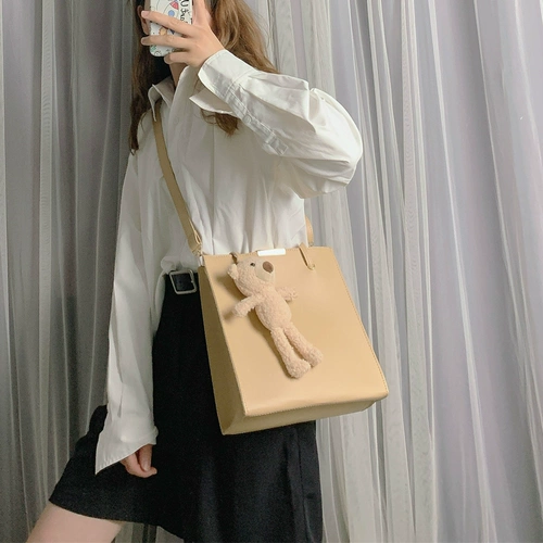 Сумка через плечо, универсальная вместительная и большая сумка на одно плечо, коллекция 2021, в корейском стиле, популярно в интернете