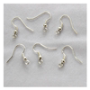 Hypoallergenic earrings, silver 925 sample, 1 pair