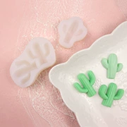 DIY Cactus Fondant Cake Mold Chocolate Silicone Mold Hương liệu thạch cao Khuôn lây lan Paraffin Wax Card - Tự làm khuôn nướng