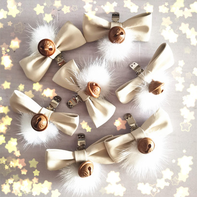 taobao agent Mengka sauce lolita original lamb roll bow accessories