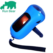 Sản phẩm mới gấu chạy nhanh tay quay đèn pin năng lượng mặt trời sạc mini cầm tay 3LED chiếu sáng ngoài trời