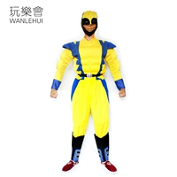 Chơi trang phục Halloween cho trẻ em người lớn Bộ đồ quần áo Wolverine - Cosplay cosplay akatsuki