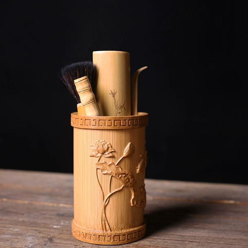 Держатель для ручек, система хранения, коробочка для хранения из натурального дерева, чайный сервиз, коробка для хранения
