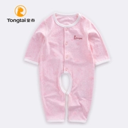 Tongtai bé jumpsuit dài tay modal mùa hè mỏng phần quần áo sơ sinh cho bé quần áo thoáng khí phù hợp với điều hòa - Áo liền quần