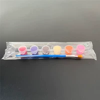 Упаковка, кисть, 3 мл, 6 цветов