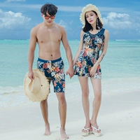 Bộ đồ bơi cỡ lớn phù hợp với cặp đôi người mẫu đi biển kỳ nghỉ phiên bản Hàn Quốc của chiếc rương nhỏ bằng thép tập hợp áo tắm nữ một mảnh váy - Vài đồ bơi 	đồ đôi đi biển cặp	
