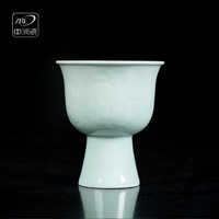 Ly rượu vang sáng tạo Jingdezhen cổ rượu mạnh cao rượu mạnh ly rượu vang nhỏ kiểu Nhật hầm rượu hai ly rượu sake trắng - Rượu vang chén uống rượu đẹp