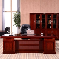 Бутик -бутик -бутик офисной мебели владелец столик Daban Polded Preal Wood Manager Table Starkte Stable с боковым шкафом