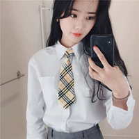 Брендовый галстук, рубашка, японское украшение для школьников, в корейском стиле, в британском стиле