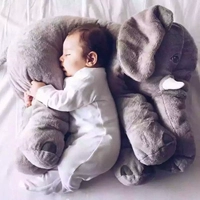 Успокаивающая плюшевая детская игрушка, подушка для сна, тряпичная кукла, слон, подарок на день рождения