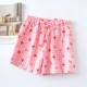 Đồ ngủ cotton Nhật Bản của phụ nữ quần short mùa hè Bông gạc lỏng nhà mỏng phần có thể mặc quần kẻ sọc nhà sinh viên - Quần tây