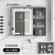 Không gian Aluminum Tủ phòng tắm thông minh Tủ nhỏ Căn hộ nhỏ 60cm Phòng lưu trữ phòng tắm Cửa khóa cửa kính với tường treo tường