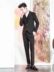 [Mặc tình yêu] mùa thu đông kẻ sọc phù hợp với bộ đồ nam phiên bản Hàn Quốc của quý ông giản dị đẹp trai tự diện bộ đồ ba mảnh áo vest dạ nam Suit phù hợp