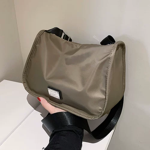 Нейлоновая сумка на одно плечо, вместительная и большая сумка через плечо