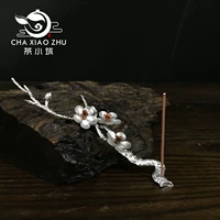 Чайная церемония Xiaozhu креативные благовония, благовония, чистая банка, цветы сливы, чайные украшения, чайный сервиз кунг-фу, аксессуары, жестяная посуда, поделки