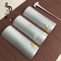Pure Tine Tea Set Manhamde Mammer Tie Tea Spoon Tea Teaebpoon Tea Shovel Шесть джентльмен кунг -фу чайные аксессуары