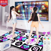 Double dance mat máy tính TV giao diện sử dụng kép trò chơi trẻ em tập thể dục nhà dòng chăn đặc biệt trò chơi điện cơ - Dance pad